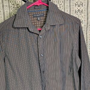 Banana Republic Men's Small Dress Shirt Button Front S 14 - 14 1/2 Slim